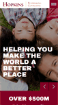 Mobile Screenshot of hopkinsfundraising.com